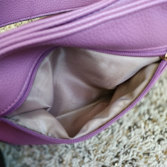 Dasein Women’s Vegan Leather Lavender Hobo Shoulder Purse Satchel NWOT - Picture 8 of 14